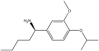 (1R)-1-[3-METHOXY-4-(METHYLETHOXY)PHENYL]PENTYLAMINE Struktur