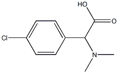 (4-CHLORO-PHENYL)-DIMETHYLAMINO-ACETIC ACID Struktur