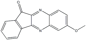 7-METHOXY-11H-INDENO[1,2-B]QUINOXALIN-11-ONE Struktur