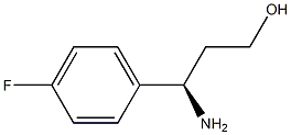 (R)-3-AMINO-3-(4-FLUORO-PHENYL)-PROPAN-1-OL Struktur