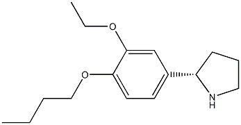 4-((2S)PYRROLIDIN-2-YL)-1-BUTOXY-2-ETHOXYBENZENE Struktur