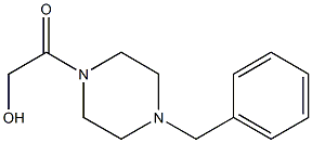 2-(4-BENZYLPIPERAZIN-1-YL)-2-OXOETHANOL Struktur