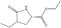 ETHYL 4-ETHYLPYROGLUTAMATE Struktur