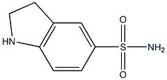 2,3-DIHYDRO-1H-INDOLE-5-SULFONIC ACID AMIDE Struktur