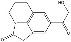 8-GLYCOLOYL-5,6-DIHYDRO-4H-PYRROLO[3,2,1-IJ]QUINOLIN-2(1H)-ONE Struktur