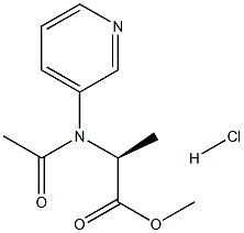 AC-BETA-(3-PYRIDYL)-ALA-OET HCL Struktur