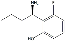 2-((1R)-1-AMINOBUTYL)-3-FLUOROPHENOL Struktur