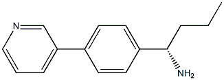 (1S)-1-(4-(3-PYRIDYL)PHENYL)BUTYLAMINE Struktur