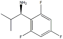 (1R)-2-METHYL-1-(2,4,6-TRIFLUOROPHENYL)PROPYLAMINE Struktur