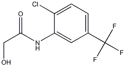 N-[2-CHLORO-5-(TRIFLUOROMETHYL)PHENYL]-2-HYDROXYACETAMIDE Struktur