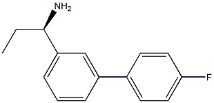 (1R)-1-[3-(4-FLUOROPHENYL)PHENYL]PROPYLAMINE Struktur