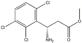 METHYL (3S)-3-AMINO-3-(2,3,6-TRICHLOROPHENYL)PROPANOATE Struktur