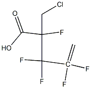 5-CHLORO-2,2,3,3,4-PENTAFLUOROPENTENE-4-CARBOXYLIC ACID Struktur