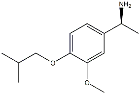 (1S)-1-[3-METHOXY-4-(2-METHYLPROPOXY)PHENYL]ETHYLAMINE Struktur