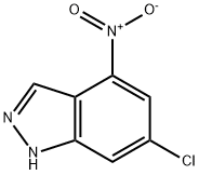 6-CHLORO-4-NITRO-1H-INDAZOLE Struktur