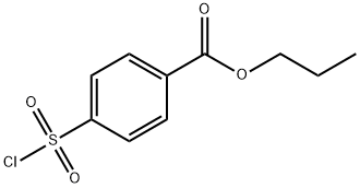 PROPYL 4-(CHLOROSULFONYL)BENZOATE Struktur