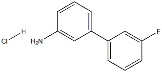 3'-FLUORO-[1,1'-BIPHENYL]-3-AMINE HYDROCHLORIDE Struktur