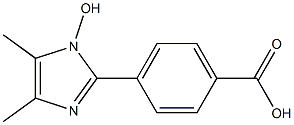 4-(1-HYDROXY-4,5-DIMETHYL-1H-IMIDAZOL-2-YL)-BENZOIC ACID Struktur