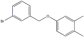 3-BROMOBENZYL-(3,4-DIMETHYLPHENYL)ETHER Struktur