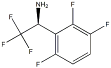 (1S)-2,2,2-TRIFLUORO-1-(2,3,6-TRIFLUOROPHENYL)ETHYLAMINE Struktur