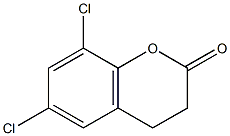 6,8-DICHLOROCHROMANONE Struktur