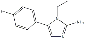 1-ETHYL-5-(4-FLUORO-PHENYL)-1H-IMIDAZOL-2-YLAMINE Struktur