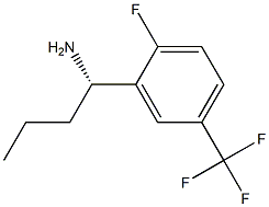 (1S)-1-[2-FLUORO-5-(TRIFLUOROMETHYL)PHENYL]BUTYLAMINE Struktur