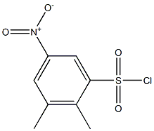 2,3-DIMETHYL-5-NITROBENZENESULFONYL CHLORIDE Struktur