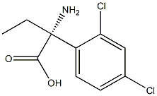 (2R)-2-AMINO-2-(2,4-DICHLOROPHENYL)BUTANOIC ACID Struktur