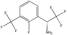 (1R)-2,2,2-TRIFLUORO-1-[2-FLUORO-3-(TRIFLUOROMETHYL)PHENYL]ETHYLAMINE Struktur