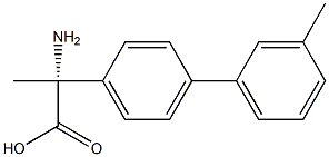 (2R)-2-AMINO-2-[4-(3-METHYLPHENYL)PHENYL]PROPANOIC ACID Struktur