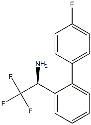 (1S)-2,2,2-TRIFLUORO-1-[2-(4-FLUOROPHENYL)PHENYL]ETHYLAMINE Struktur