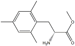 METHYL (2R)-2-AMINO-3-(2,4,6-TRIMETHYLPHENYL)PROPANOATE Struktur