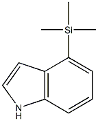 4-(TRIMETHYLSILYL)-1H-INDOLE Struktur