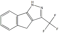 1,4-DIHYDRO-3-(TRIFLUOROMETHYL)INDENO-[1,2-C]-PYRAZOLE Struktur