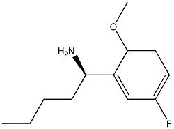 (1R)-1-(5-FLUORO-2-METHOXYPHENYL)PENTYLAMINE Struktur