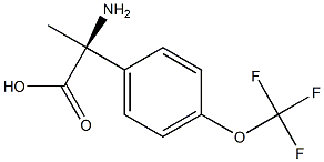 (2S)-2-AMINO-2-[4-(TRIFLUOROMETHOXY)PHENYL]PROPANOIC ACID Struktur