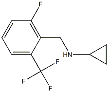 (1R)CYCLOPROPYL[6-FLUORO-2-(TRIFLUOROMETHYL)PHENYL]METHYLAMINE Struktur