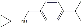 (1S)CYCLOPROPYL[4-(METHYLETHYL)PHENYL]METHYLAMINE Struktur