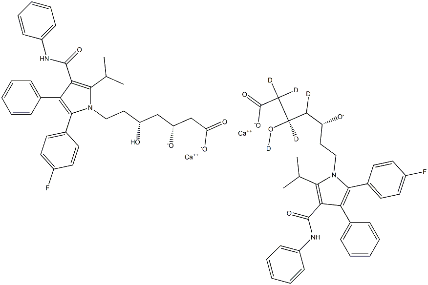 ATORVASTATIN-D5 CALCIUM SALT Struktur