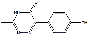 6-(4-HYDROXYPHENYL)-3-METHYL-1,2,4-TRIAZIN-5(4H)-ONE Struktur