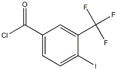 4-IODO-3-(TRIFLUOROMETHYL)BENZOYL CHLORIDE Struktur