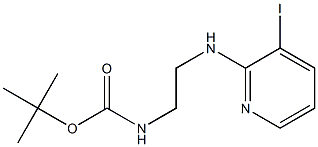 TERT-BUTYL [2-(3-IODOPYRIDIN-2-YLAMINO)ETHYL]CARBAMATE Struktur