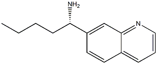 (1S)-1-(7-QUINOLYL)PENTYLAMINE Struktur