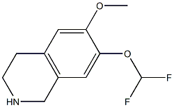 7-(DIFLUOROMETHOXY)-6-METHOXY-1,2,3,4-TETRAHYDROISOQUINOLINE Struktur