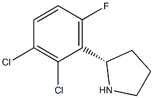 (2S)-2-(2,3-DICHLORO-6-FLUOROPHENYL)PYRROLIDINE Struktur