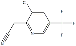 [3-CHLORO-5-(TRIFLUOROMETHYL)PYRIDIN-2-YL]ACETONITRILE Struktur