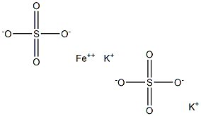 FERROUS POTASSIUM SULFATE Struktur