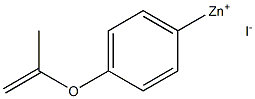 4-ISOPROPENYLOXYPHENYLZINC IODIDE Struktur