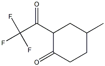 4-METHYL-2-(TRIFLUOROACETYL)CYCLOHEXANONE Struktur